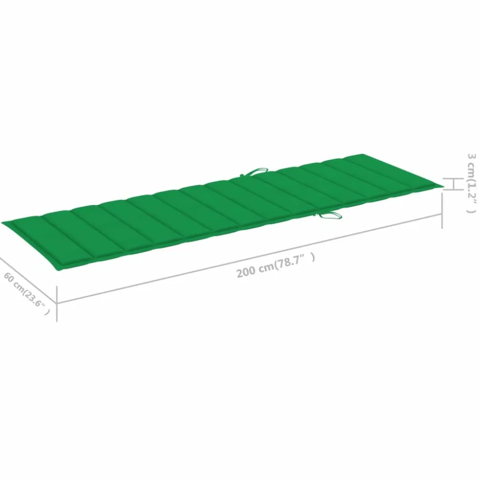 MAISON EXCLUSIVE - Chaise longue de jardin 2 places avec coussins acacia solide