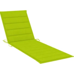 MAISON EXCLUSIVE - Chaise longue double et coussins vert vif bois de pin imprégné