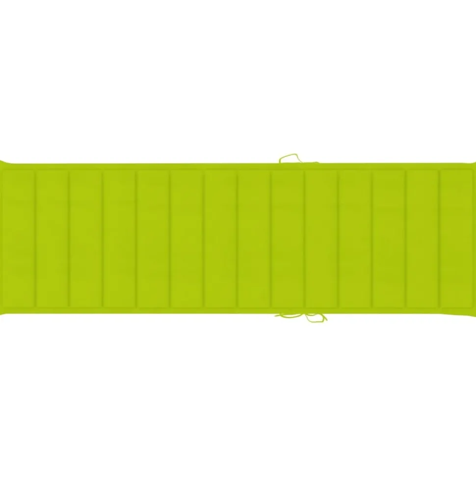 MAISON EXCLUSIVE - Chaise longue double et coussins vert vif bois de pin imprégné