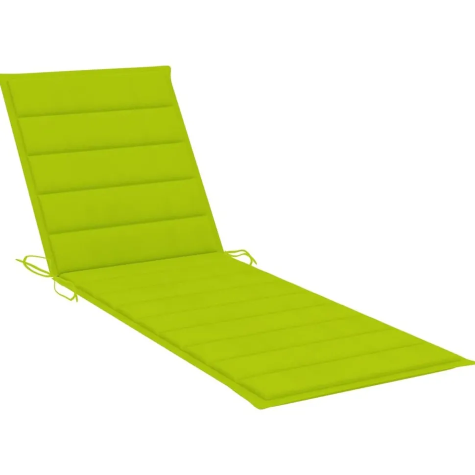 MAISON EXCLUSIVE - Chaise longue de jardin 2 places avec coussins acacia solide