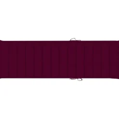 MAISON EXCLUSIVE - Chaise longue avec coussin bordeaux bois de pin imprégné