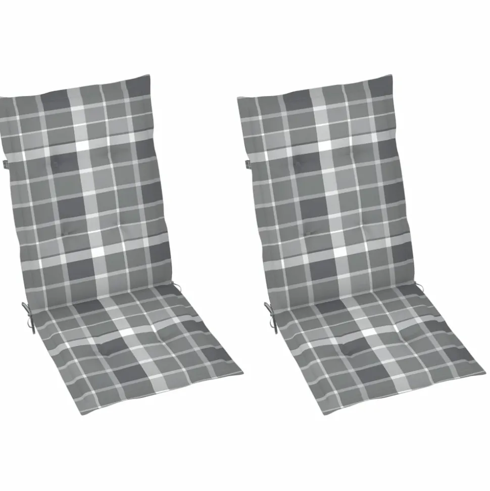 MAISON EXCLUSIVE - Chaise à bascule avec coussins bois d'acacia massif