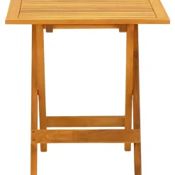 MAISON EXCLUSIVE - Chaise longue d'extérieur avec table acacia massif et textilène