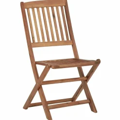 MAISON EXCLUSIVE - Chaises pliables d'extérieur lot de 4 bois d'acacia solide