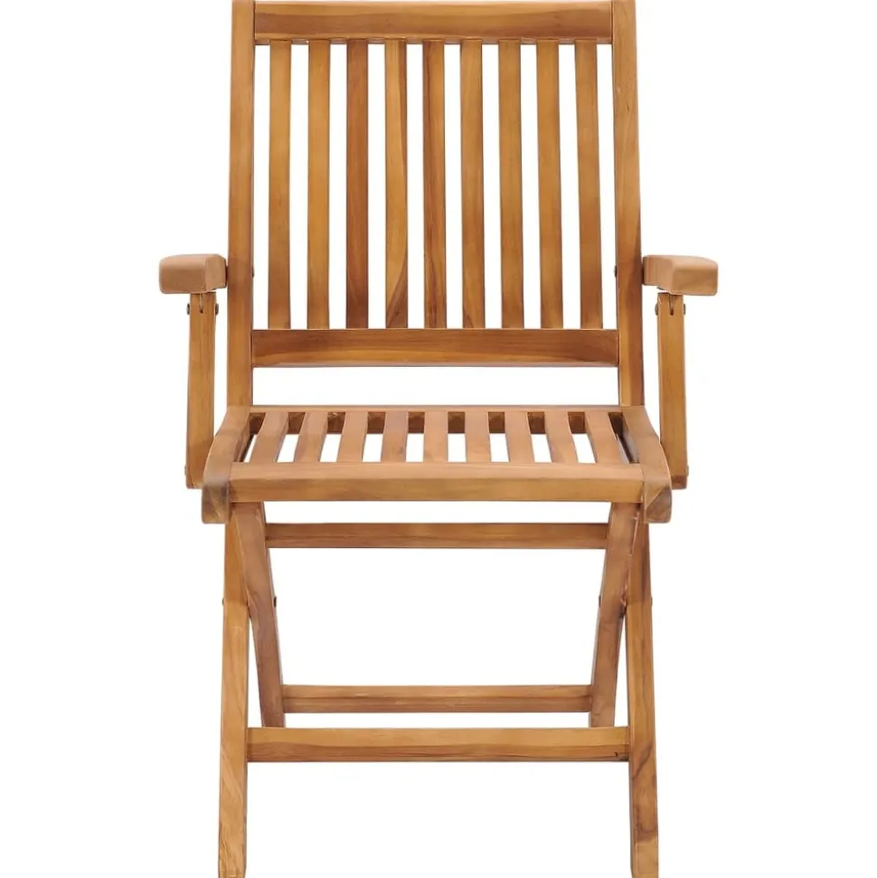 MAISON EXCLUSIVE - Chaises pliables de jardin avec coussins lot de 6 bois de teck