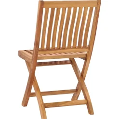 MAISON EXCLUSIVE - Chaises de jardin pliables lot de 2 bois de teck massif