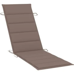 MAISON EXCLUSIVE - Chaises longues lot de 2 avec coussins bois d'acacia solide