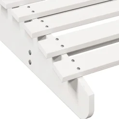 MAISON EXCLUSIVE - Chaises longues lot de 2 blanc 205x60x31,5cm bois massif de pin