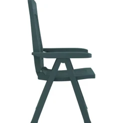 MAISON EXCLUSIVE - Chaises inclinables de jardin lot de 2 vert pp