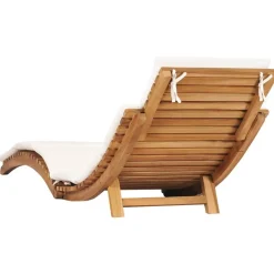 MAISON EXCLUSIVE - Chaises longues lot de 2 avec coussins bois massif de teck