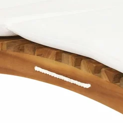 MAISON EXCLUSIVE - Chaises longues lot de 2 avec coussins bois massif de teck