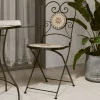 MAISON EXCLUSIVE - Chaises de bistro pliables lot de 2 terre cuite blanc céramique