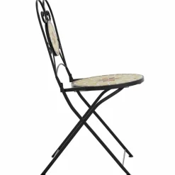 MAISON EXCLUSIVE - Chaises de bistro pliables lot de 2 terre cuite blanc céramique