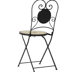 MAISON EXCLUSIVE - Chaises de bistro pliables lot de 2 terre cuite blanc céramique