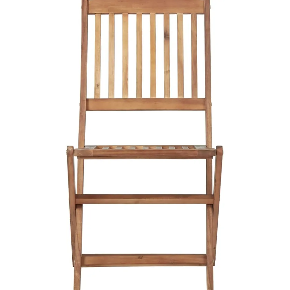 MAISON EXCLUSIVE - Chaises pliables d'extérieur lot de 8 bois d'acacia solide