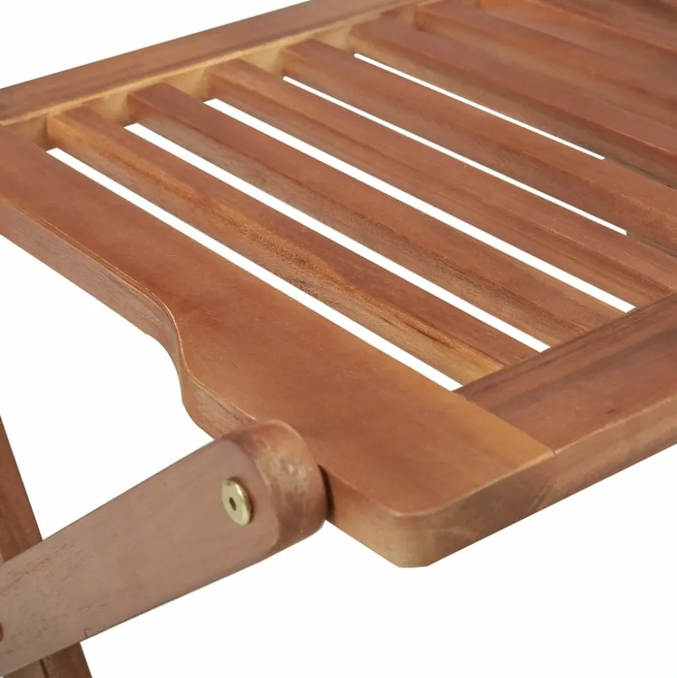 MAISON EXCLUSIVE - Chaises pliables d'extérieur lot de 8 bois d'acacia solide