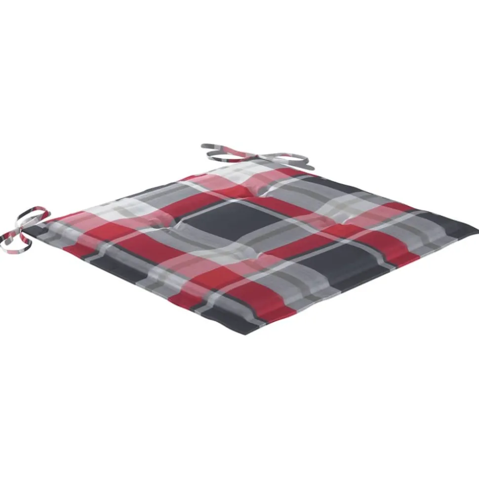 MAISON EXCLUSIVE - Chaises pliables de jardin avec coussins lot de 4 teck solide
