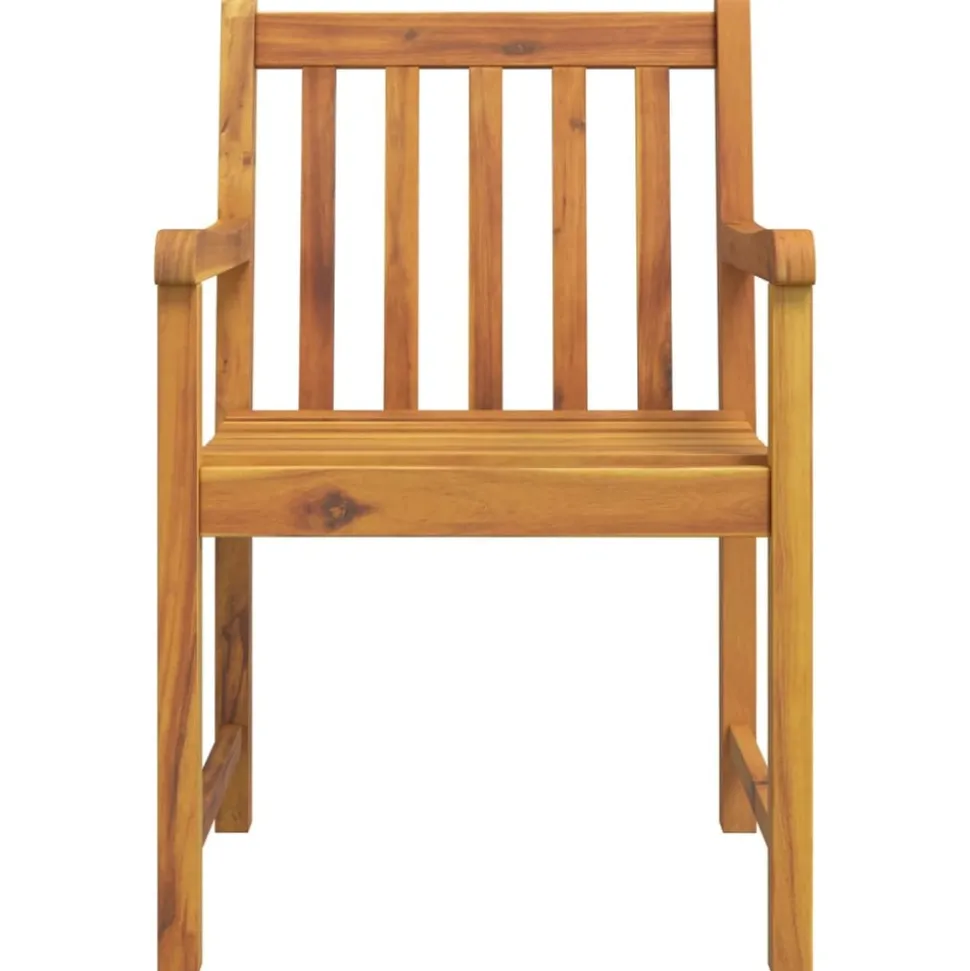 MAISON EXCLUSIVE - Chaises de jardin lot de 8 56x55,5x90 bois massif d'acacia