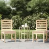 MAISON EXCLUSIVE - Chaises de jardin lot de 2 50x48x91,5 cm bois massif de pin