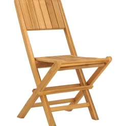 MAISON EXCLUSIVE - Chaises de jardin pliantes lot de 4 47x61x90cm bois massif teck