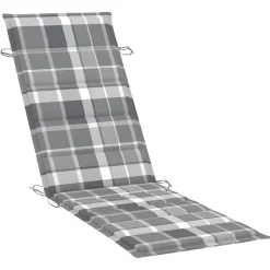 MAISON EXCLUSIVE - Chaises longues lot de 2 avec coussins bois d'acacia solide