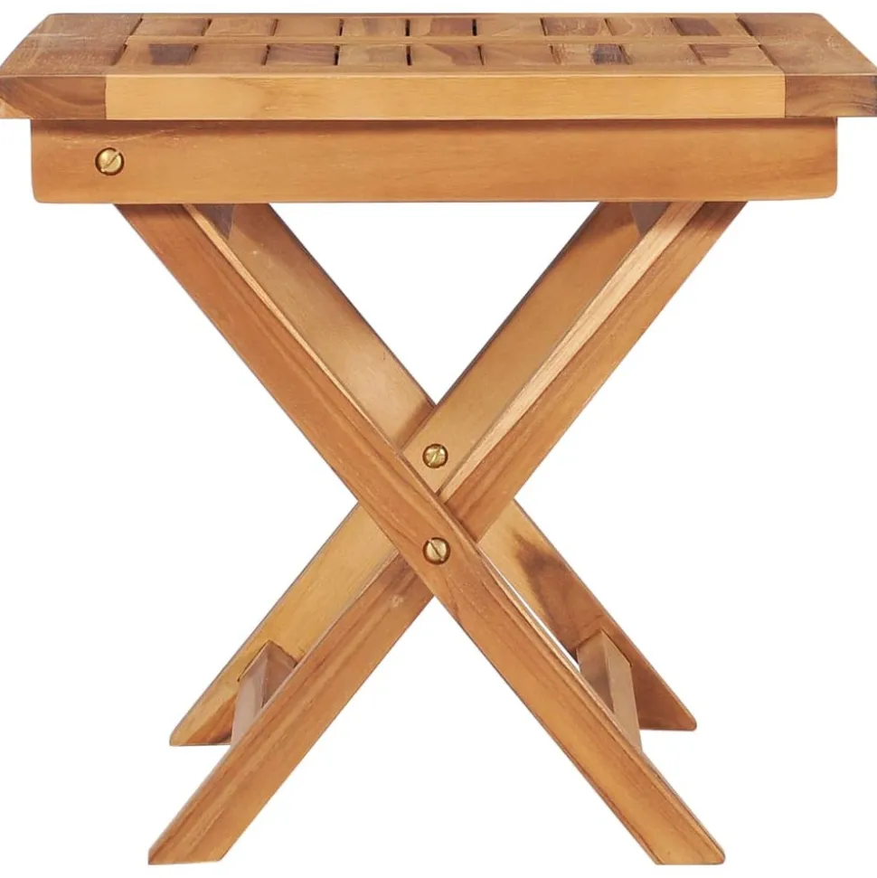 MAISON EXCLUSIVE - Chaises longues lot de 2 avec table et coussin bois teck solide