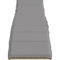 MAISON EXCLUSIVE - Chaises longues lot de 2 avec coussins beige résine tressée