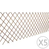 MAISON EXCLUSIVE - Clôture en treillis de saule 5 pcs 180x90 cm