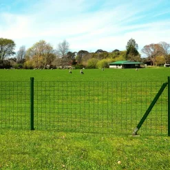 MAISON EXCLUSIVE - Clôture euro acier 10 x 1,7 m vert