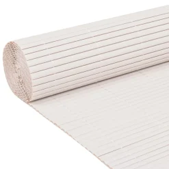 MAISON EXCLUSIVE - Clôture de jardin double face 90 x 300 cm blanc