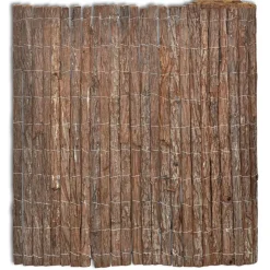 MAISON EXCLUSIVE - Clôture en écorce 400 x 100 cm