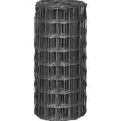 MAISON EXCLUSIVE - Clôture euro acier 25 x 0,8 m gris