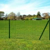 MAISON EXCLUSIVE - Clôture euro acier 10 x 1,7 m vert