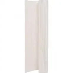 MAISON EXCLUSIVE - Clôture de jardin double face 110x400 cm blanc