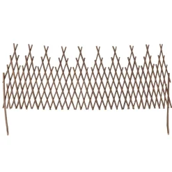 MAISON EXCLUSIVE - Clôture en treillis de saule 5 pièces 170 x 37 cm
