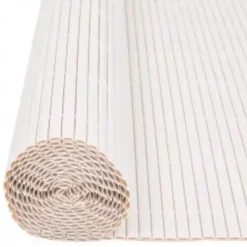 MAISON EXCLUSIVE - Clôture de jardin double face 110x300 cm blanc