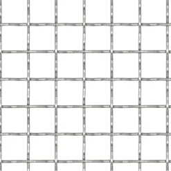 MAISON EXCLUSIVE - Clôture de jardin sertie acier inoxydable 50x50 cm 31x31x3 mm