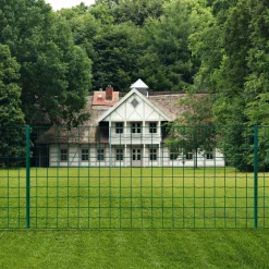 MAISON EXCLUSIVE - Clôture euro acier 20x0,8 m vert