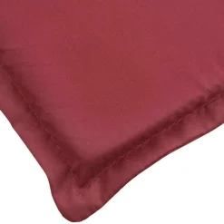 MAISON EXCLUSIVE - Coussin de chaise de terrasse rouge bordeaux (75+105)x50x4 cm