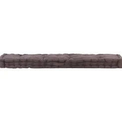 MAISON EXCLUSIVE - Coussin de plancher de palette coton 120x40x7 cm anthracite