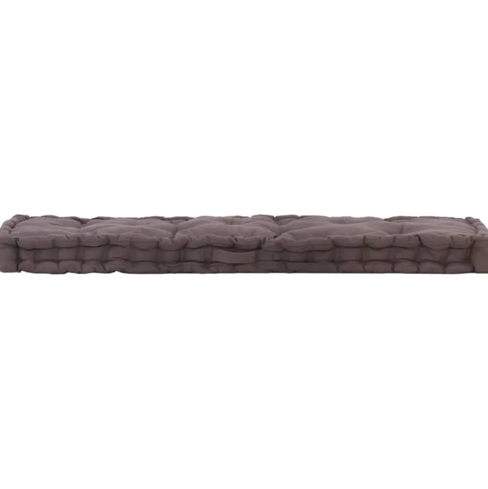 MAISON EXCLUSIVE - Coussin de plancher de palette coton 120x40x7 cm anthracite