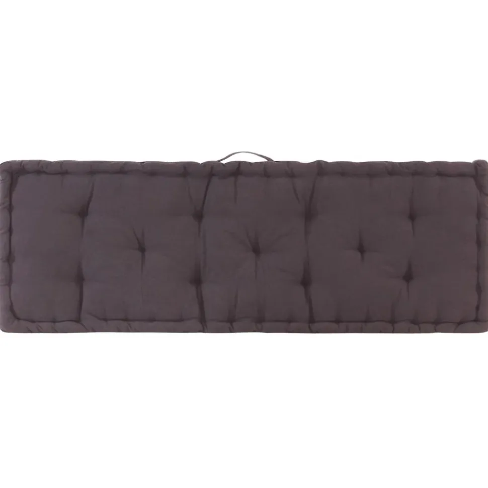 MAISON EXCLUSIVE - Coussin de plancher de palette coton 120x40x7 cm anthracite