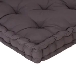 MAISON EXCLUSIVE - Coussin de plancher de palette coton 120x40x7 cm anthracite