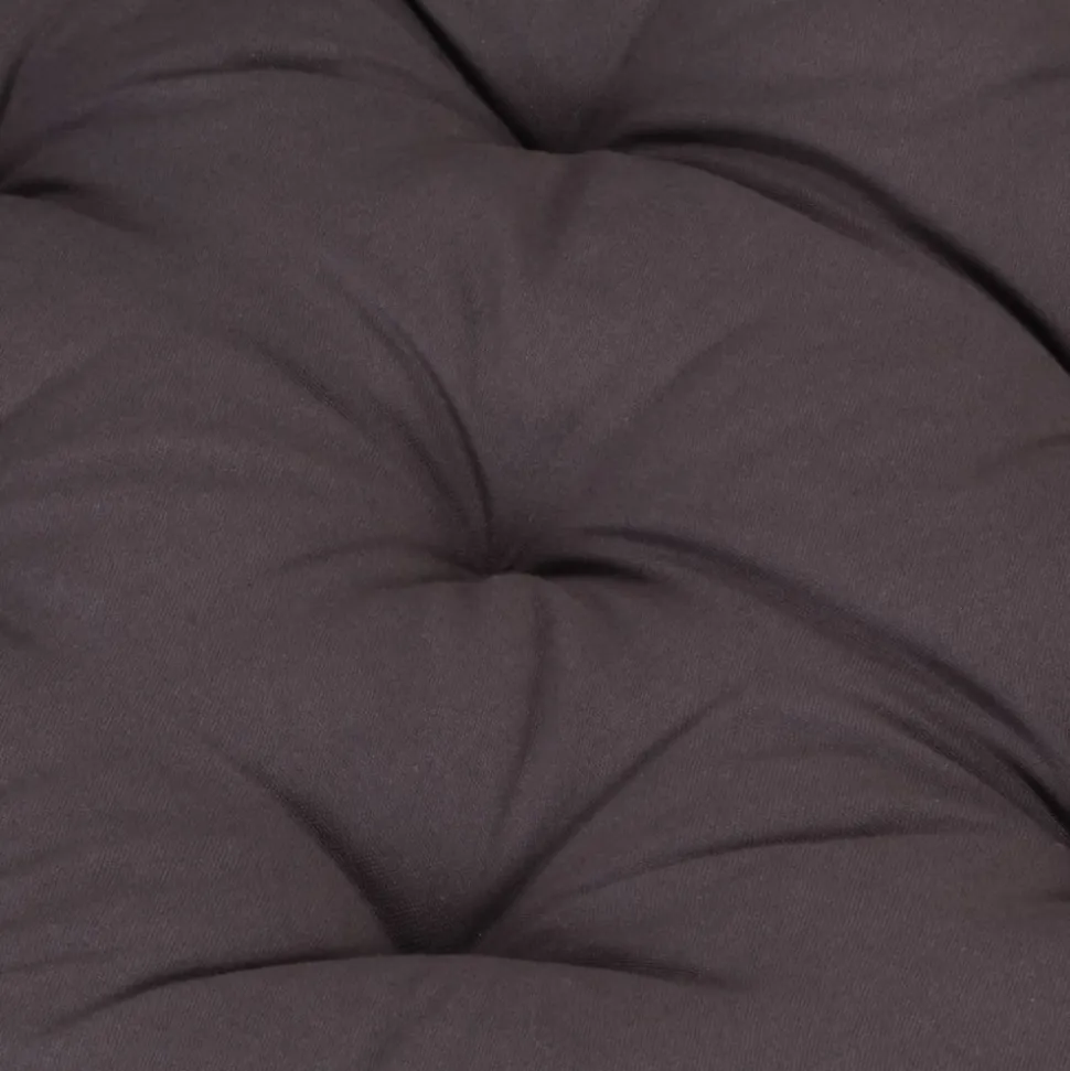 MAISON EXCLUSIVE - Coussin de plancher de palette coton 120x40x7 cm anthracite