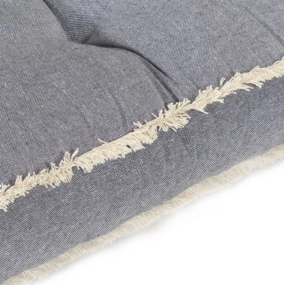 MAISON EXCLUSIVE - Coussin de canapé palette bleu 120x80x10 cm