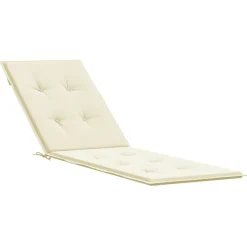 MAISON EXCLUSIVE - Coussin de chaise de terrasse crème (75+105)x50x4 cm