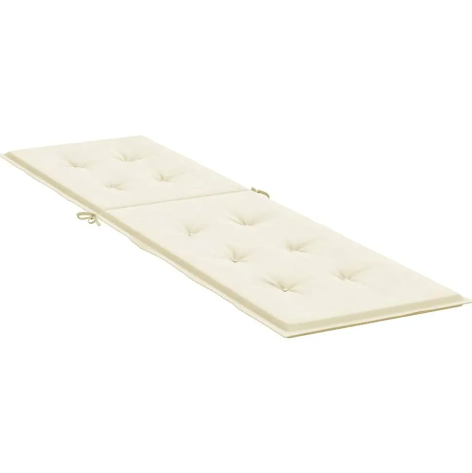 MAISON EXCLUSIVE - Coussin de chaise de terrasse crème (75+105)x50x4 cm