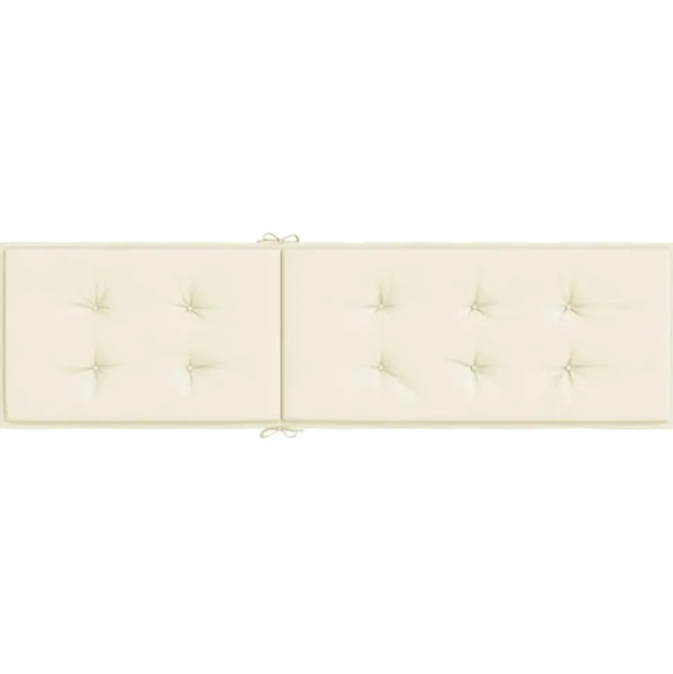 MAISON EXCLUSIVE - Coussin de chaise de terrasse crème (75+105)x50x4 cm