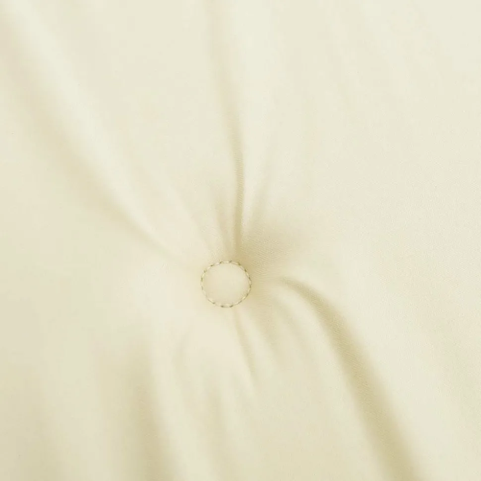 MAISON EXCLUSIVE - Coussin de chaise de terrasse crème (75+105)x50x4 cm