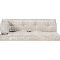 MAISON EXCLUSIVE - Coussin de canapé palette marron clair tissu patchwork